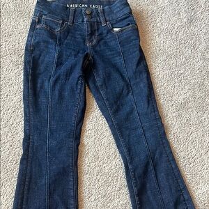 American Eagle Outfitters Blue Flare & Wide Leg Jeans
